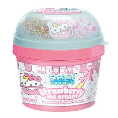 SlimyGloop SCOOPS Sanrio Hello Kitty & Friends Ice Cream Pre-Made Ready To Play Slime (Multiple Scents)