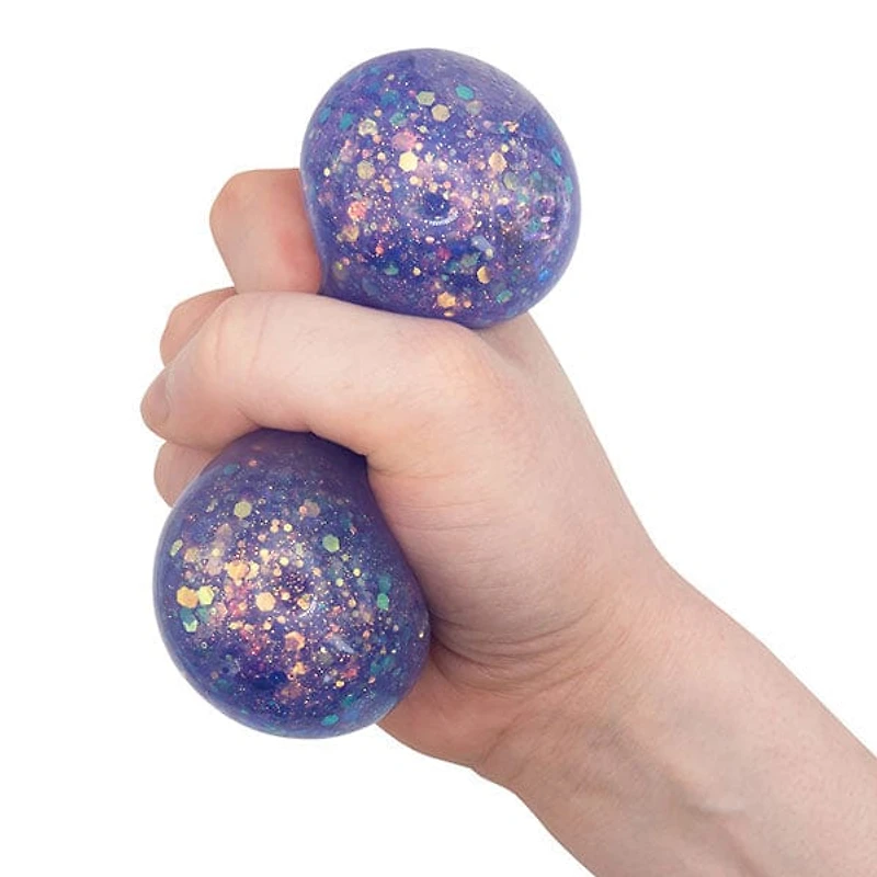 Scrunchems Galaxy Light Up Stress Ball Squishy Fidget Toy (1pc) Color Ships Assorted