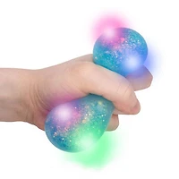 Scrunchems Galaxy Light Up Stress Ball Squishy Fidget Toy (1pc) Color Ships Assorted