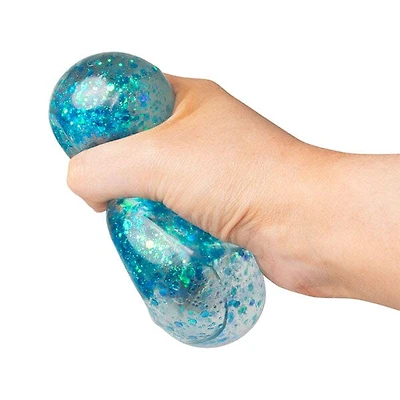 Scrunchems Glitter Sugar Cube Stress Ball Squishy Fidget Toy (1pc) Color Ships Assorted