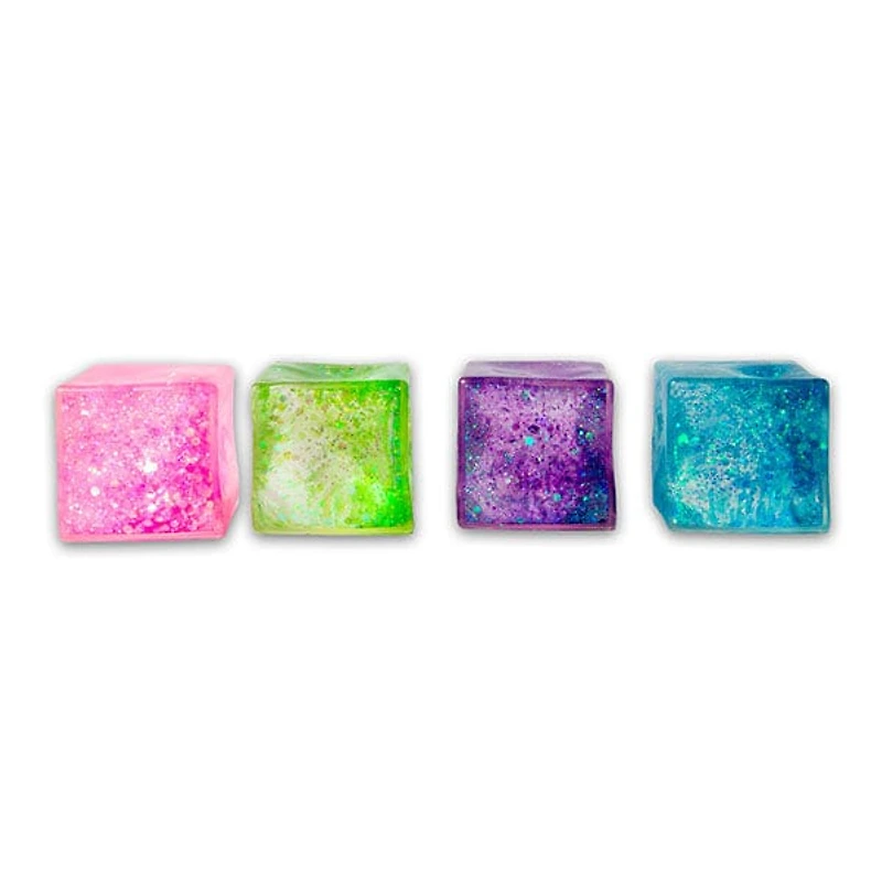 Scrunchems Glitter Sugar Cube Stress Ball Squishy Fidget Toy (1pc) Color Ships Assorted