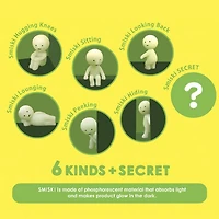 Smiski Series 1 Collectible Glow in the Dark Figurine Blind Box (1pc)