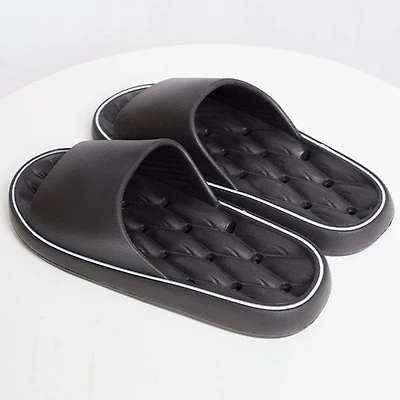 Shhhandals Unisex Anti-Slip Woven Textured Pillow Slides (1 Pair) Multiple Colors & Sizes