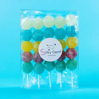 Silky Gem Crystal Candy Sizzle Pop Sour Mix Skewer (283g)
