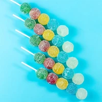 Silky Gem Crystal Candy Sizzle Pop Sour Mix Skewers (5pk)
