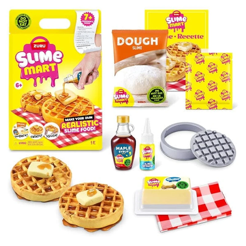 ZURU Slime Mart S1 Small Dessert Bag DIY Realistic Slime Food Clay Cracking Kit (1 Bag) Style Ships Assorted