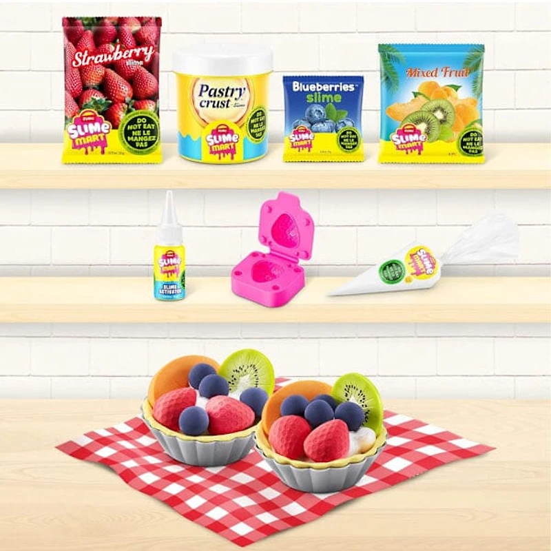 ZURU Slime Mart S1 Small Dessert Bag DIY Realistic Slime Food Clay Cracking Kit (1 Bag) Style Ships Assorted