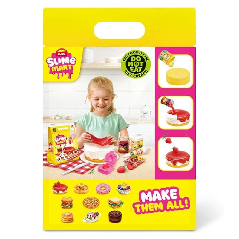 ZURU Slime Mart S1 Small Dessert Bag DIY Realistic Slime Food Clay Cracking Kit (1 Bag) Style Ships Assorted