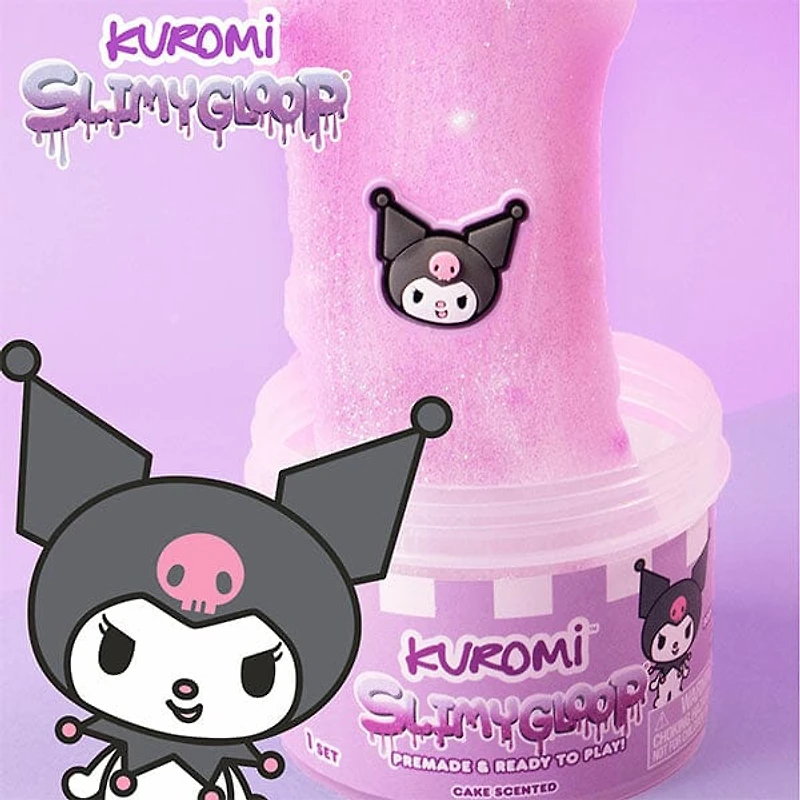 Sanrio Kuromi SlimyGloop Figural Topper Pre-Made & Ready To Play Slime (5.35oz)