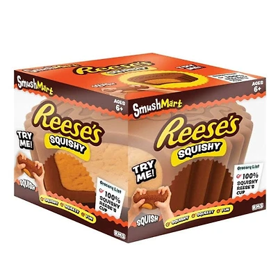RMS® SmushMart Giant Squishy Reese's Chocolate Peanut Butter Cup Fidget Toy (1pc)