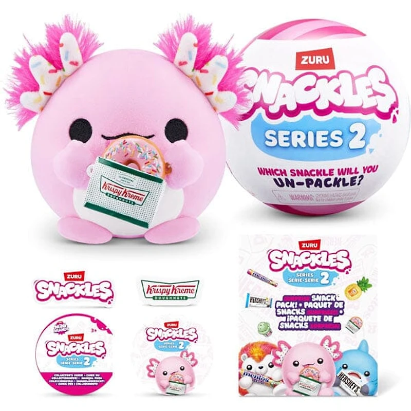 ZURU Mini Brands Snackles Mystery Mini 5" Plush Capsule Series 2 Wave 1