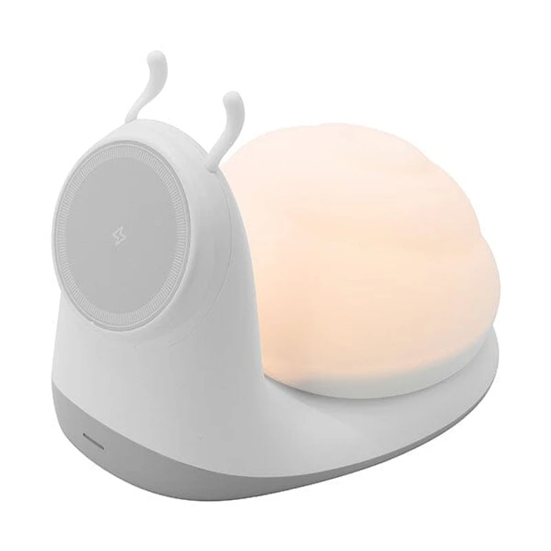 SnailBud Magnetic Phone Charger w/ Removable Snail Shell Light
