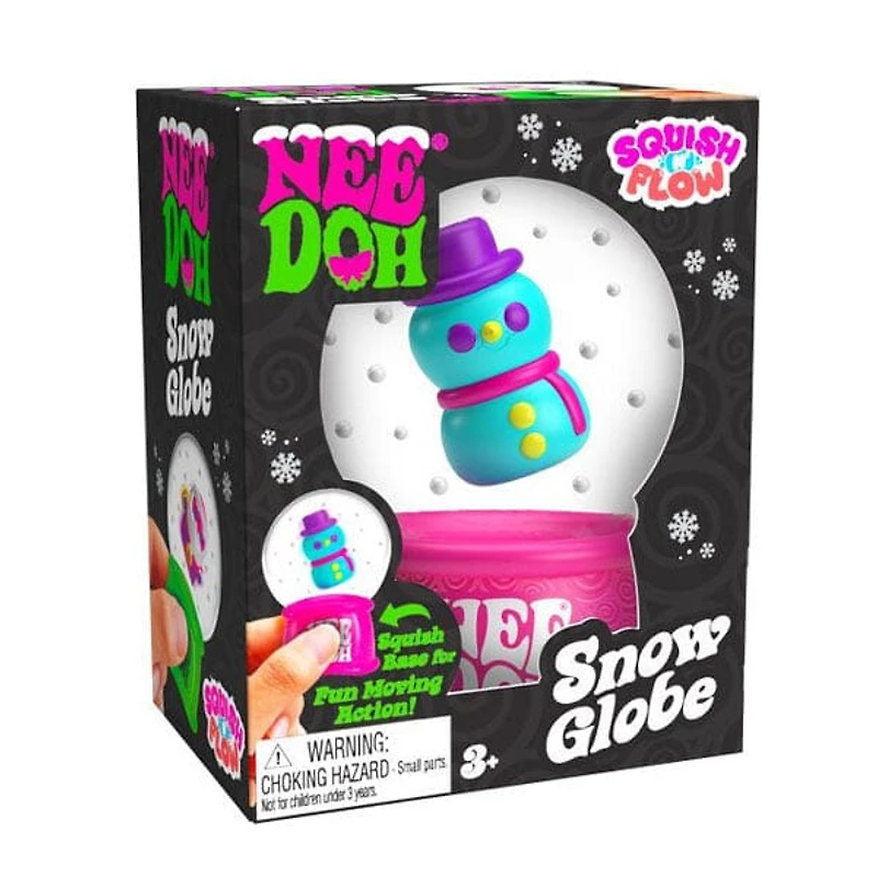Nee Doh Snow Globe Squishy Fidget Stress Ball Toy (1pc) Style Ships Assorted