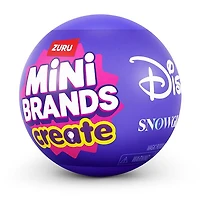 ZURU Mini Brands Create: Disney Snow Globes Series 1 DIY Collectible Capsule