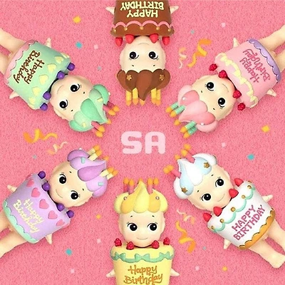 Sonny Angel Collectable Mini Cherub Figurines Happy Birthday Gift Series Blind Box (1pc)