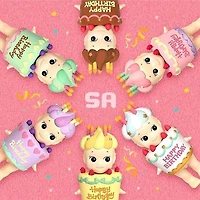 Sonny Angel Collectable Mini Cherub Figurines Happy Birthday Gift Series Blind Box (1pc)