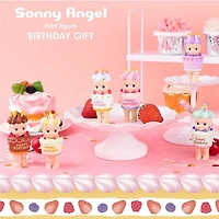 Sonny Angel Collectable Mini Cherub Figurines Happy Birthday Gift Series Blind Box (1pc)
