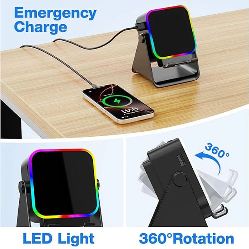 SonicVibes Quick Vibe Wireless Induction Speaker & Phone Stand