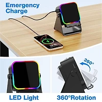 SonicVibes Quick Vibe Wireless Induction Speaker & Phone Stand