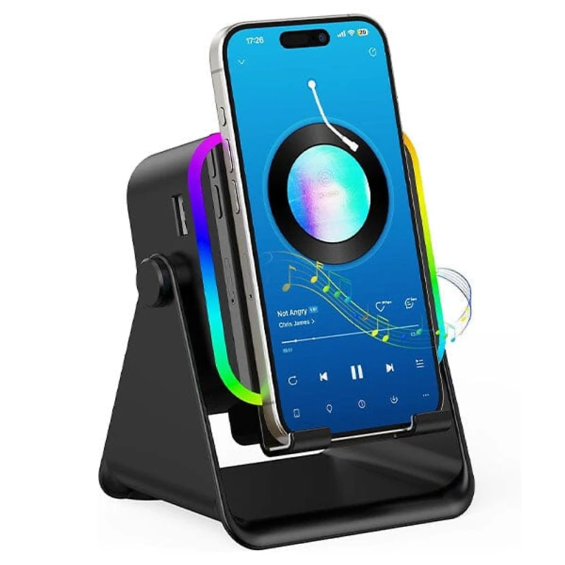 SonicVibes Quick Vibe Wireless Induction Speaker & Phone Stand