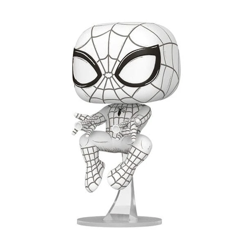 Funko Pop! Marvel: Sketched Spider-Man Figure