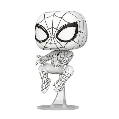 Funko Pop! Marvel: Sketched Spider-Man Figure
