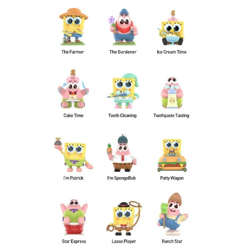 Pop Mart x SpongeBob Squarepants: Best Friends Series Figurine Blind Box (1pc)