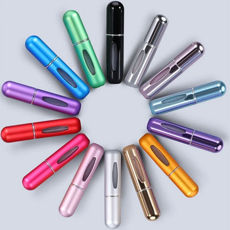 SpritzPod Portable Refillable Fragrance Atomizer 5mL Capacity (Assorted Colors)