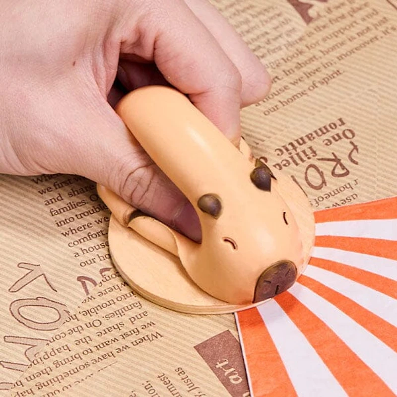 SqueezeSquad Taba Deluxe Premium Silicone Squishy Fidget Toy - Capybara