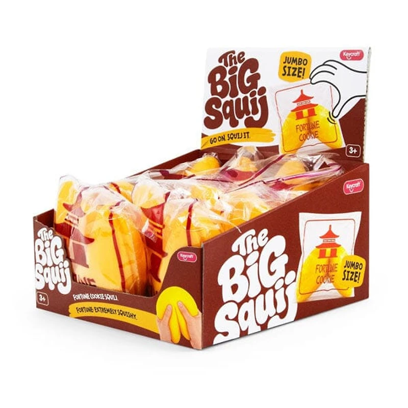 The Big Squij Slow-Rise Squishy Fidget Toy (1pc) Fortune Cookie