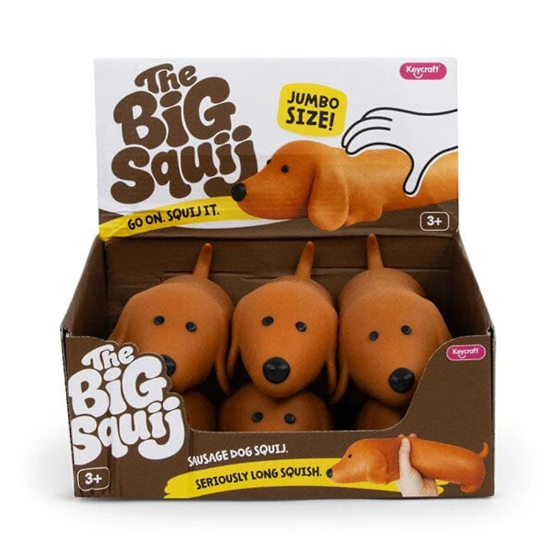 The Big Squij Slow-Rise Squishy Fidget Toy (1pc) Dachshund