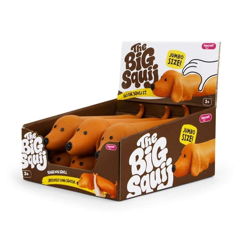 The Big Squij Slow-Rise Squishy Fidget Toy (1pc) Dachshund
