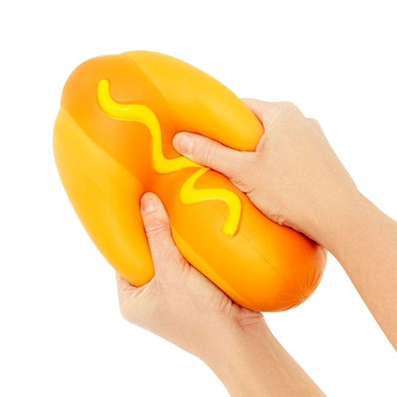 The Big Squij Slow-Rise Squishy Fidget Toy (1pc) Hot Dog
