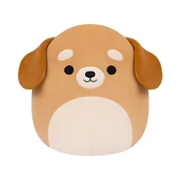 Squishmallows Super Soft Plush Toys 7.5" Sam the Brown Dog (White Belly)