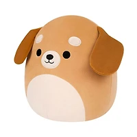 Squishmallows Super Soft Plush Toys 7.5" Sam the Brown Dog (White Belly)