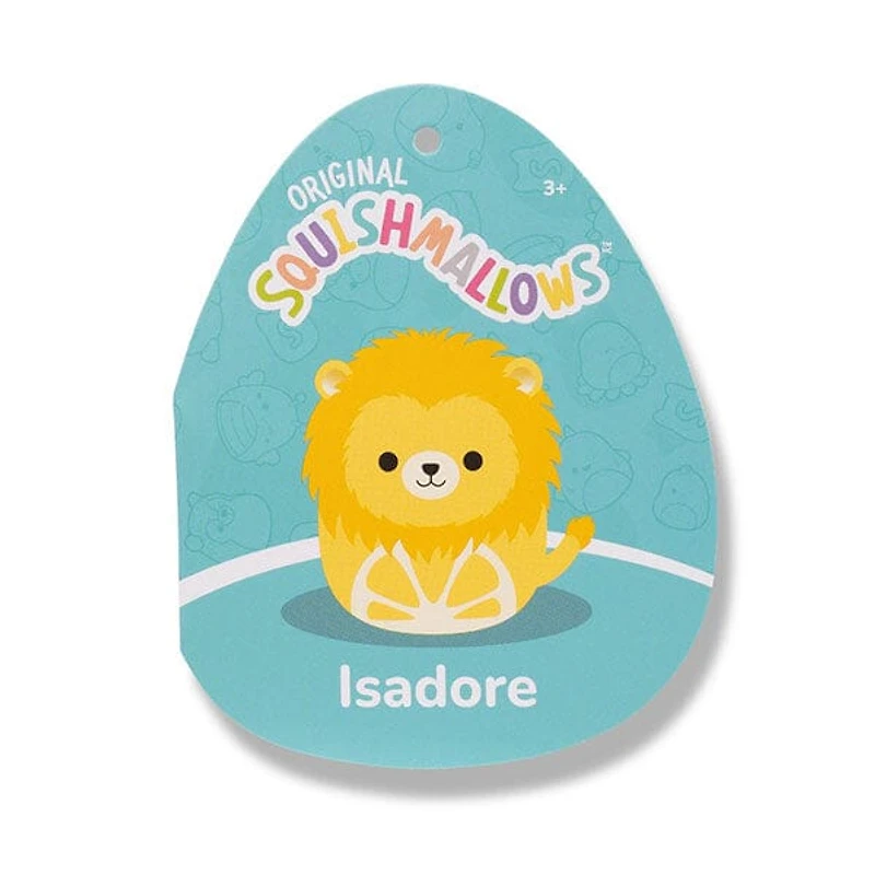 Squishmallows Super Soft Plush Toys 7.5" Isadore the Lemon Lion