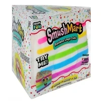 RMS® SmushMart Giant Rainbow Layer Cake Slice Squishy Fidget Toy (1pc)