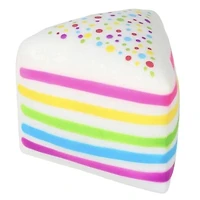 RMS® SmushMart Giant Rainbow Layer Cake Slice Squishy Fidget Toy (1pc)