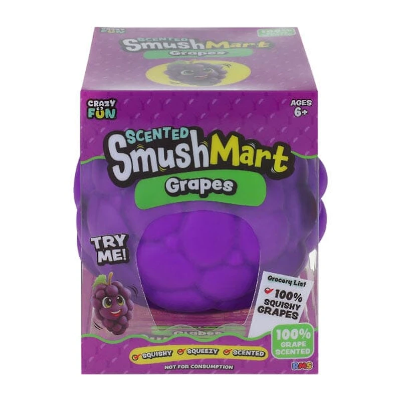 RMS® SmushMart Giant Scented Squishy Grape Fidget Toy (1pc)