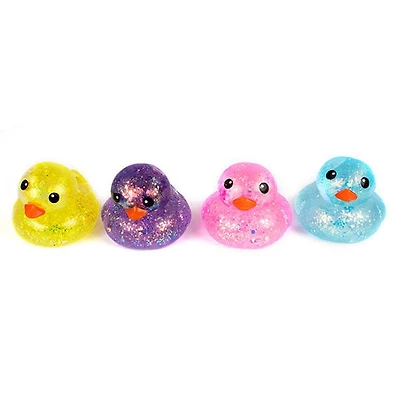 Sugah-Mals Glitter Ducks Sugar Stress Ball Squishies® Fidget Toy (1pc) Color Ships Assorted