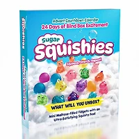 Sugar Squishies® Mini Maltose Fidget Toys 24-Day Advent Countdown Calendar (24pc)