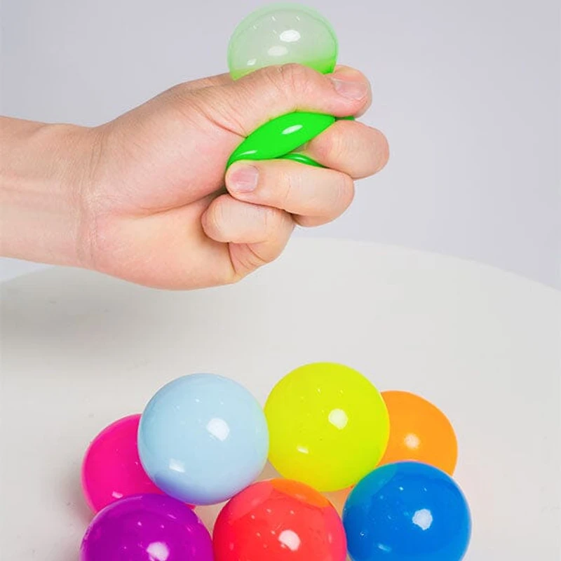 Stress Ball Squishies® Sticky Fidget Stress Balls (8pc)