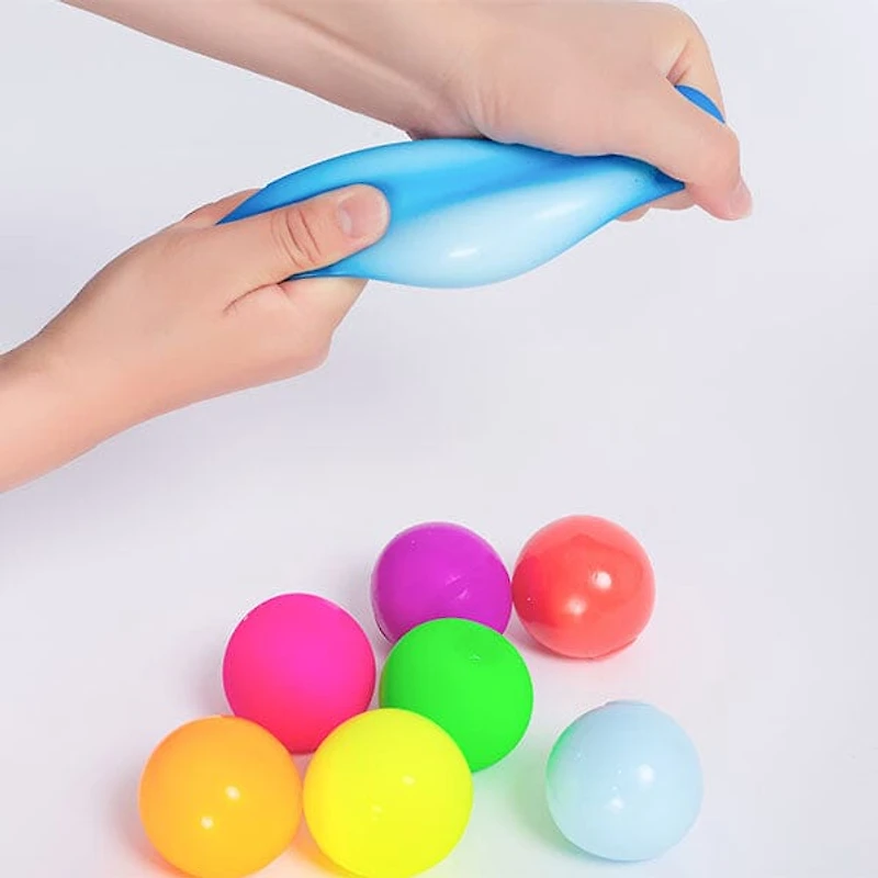 Stress Ball Squishies® Sticky Fidget Stress Balls (8pc)