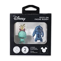 Disney's Lilo & Stitch Stick-On Phone Buddy Phone Hugging Figurines (2pk) Stitch & Scrump