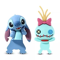 Disney's Lilo & Stitch Stick-On Phone Buddy Phone Hugging Figurines (2pk) Stitch & Scrump