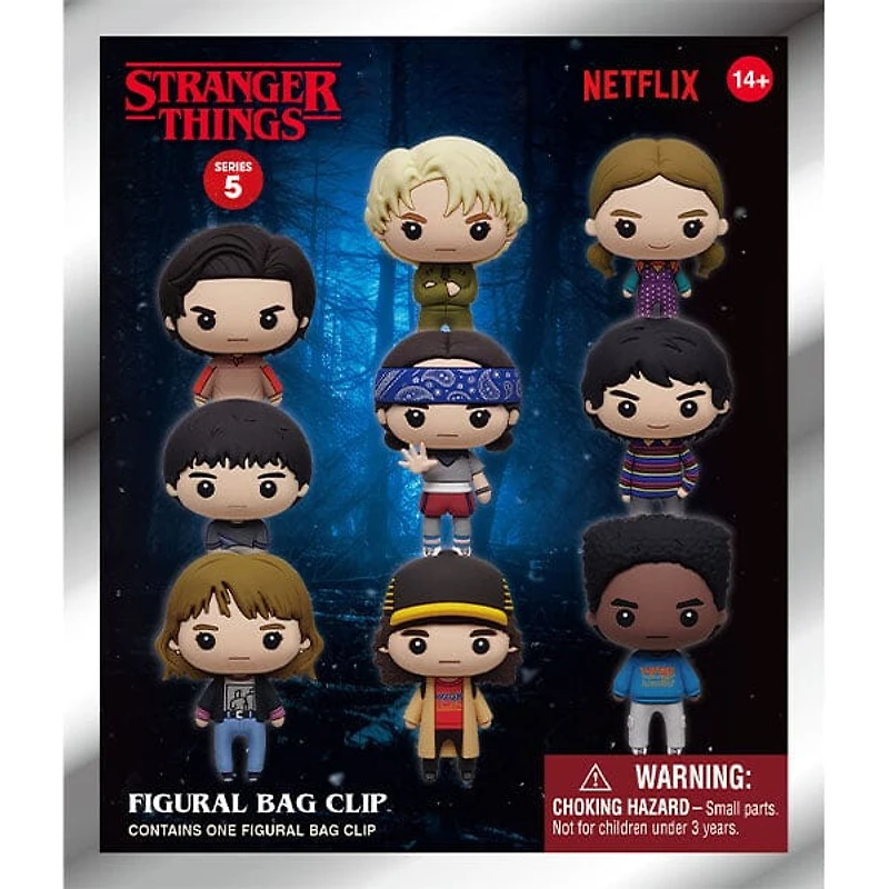 3D Stranger Things Series 5 Foam Bag Clip Blind Bag (1pc)