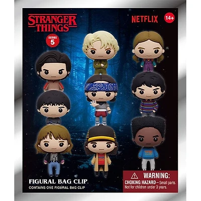 3D Stranger Things Series 5 Foam Bag Clip Blind Bag (1pc)