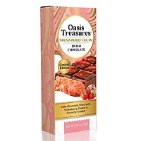Dubai Chocolate Bar Limited Edition Strawberry Cream by Oasis Treasures (75g)