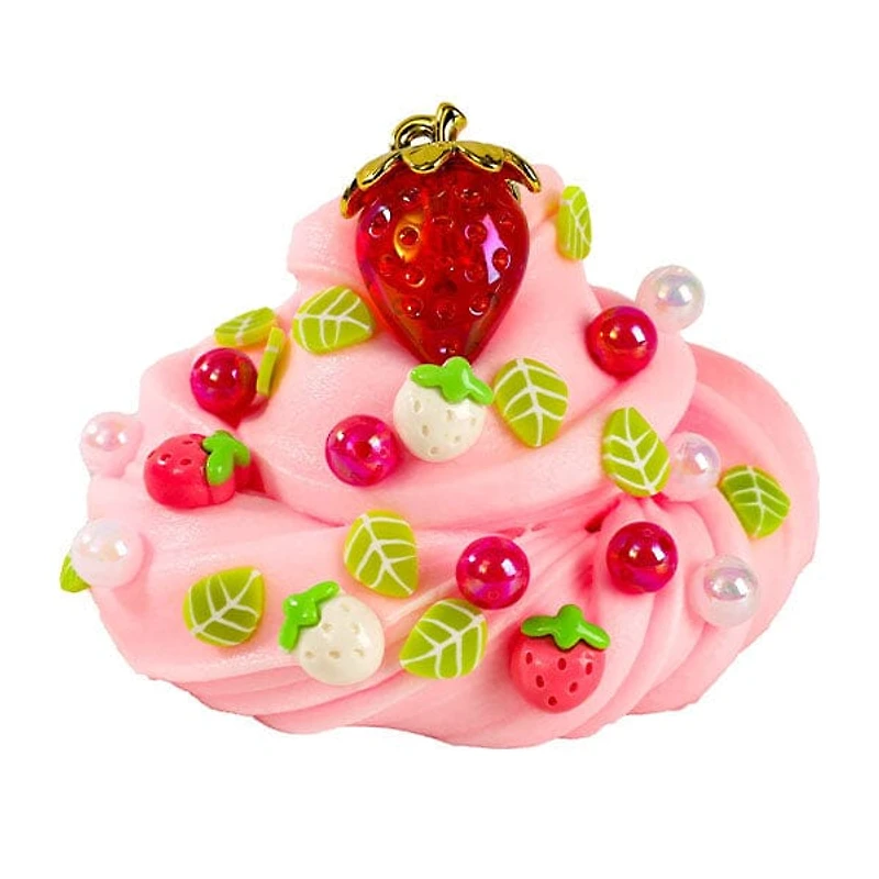 LIT Slime DIY Scented Slime Kit with Charms (1 Jar) Strawberry Blossom