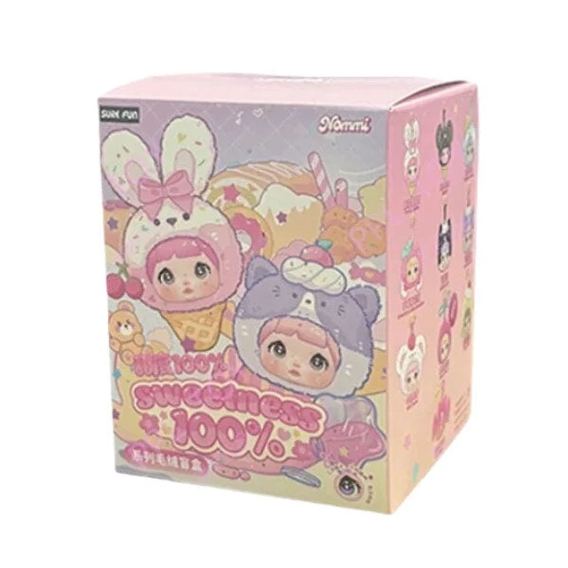 Nommi 100% Sweetness Series Kawaii Plush Doll Keychain Blind Box (1pc)